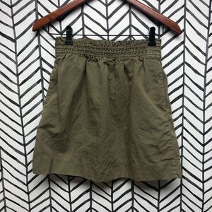 J. Crew Olive Green Mini Skirt